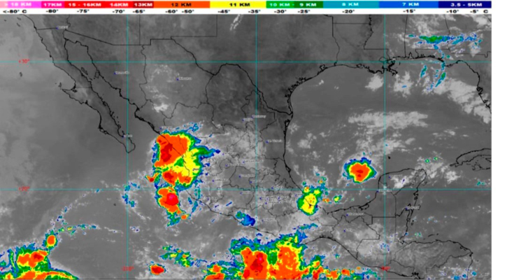 Tormenta tropical “Octave” continúa su trayectoria sin representar riesgo para Los Cabos: Protección Civil