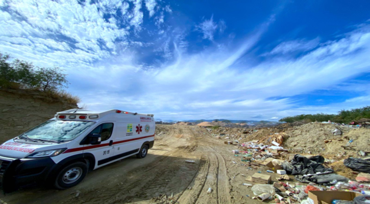Atiende Ayuntamiento de Los Cabos incendio en basurero de Las Cuevas; continúan labores de mitigación