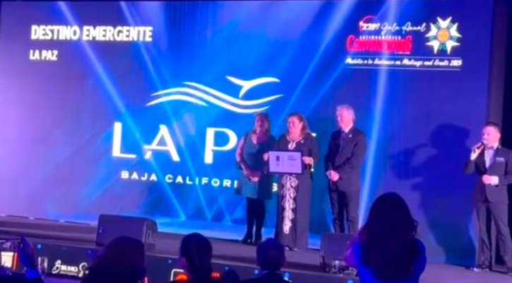 La Paz fue reconocida por segundo año consecutivo como “Mejor Destino Emergente en Meetings & Events”