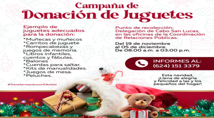 Invitan a sumarse a la Campaña de Donación de Juguetes 2025 en CSL