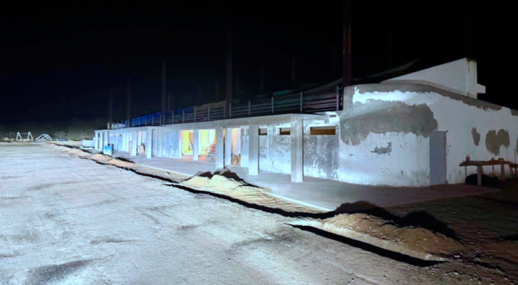 Avanza al 60% construcción de la Unidad Deportiva de Caduaño