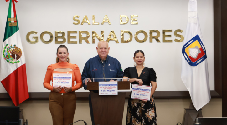 Se suma BCS al Compromiso Nacional por la vida, la felicidad y el respeto a las mujeres; Víctor Castro refuerza participación del Estado