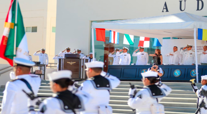 Preside Saúl González acto conmemorativo por los 200 años de la Independencia en el Mar