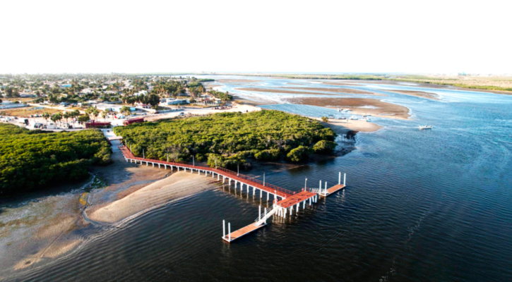 Entrega el Gobernador la reconstrucción del muelle turístico de Puerto San Carlos