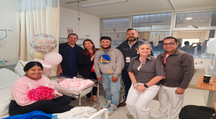 Con nacimiento de una bebé, Clínica Hospital CSL del Issste inaugura servicio de tococirugía