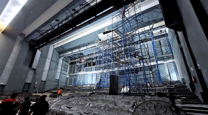 Avanza rehabilitación integral del Pabellón Cultural de la República en CSL