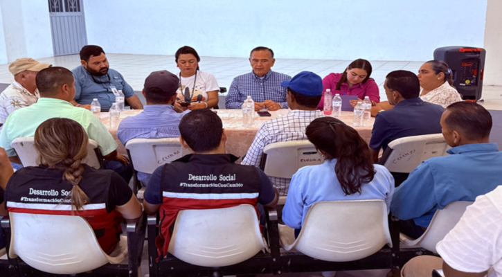 Verifican avances de obra de pavimentación las calles Unión y 5 de Mayo en Miraflores