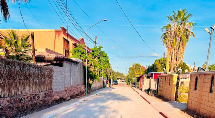 Concluyó pavimentación de calle Maquinista en la colonia Obrera de Loreto