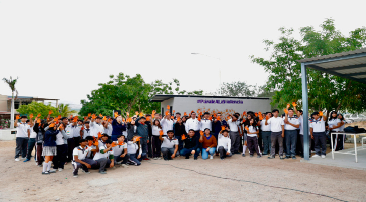 Inicia Cecyte la campaña “Manos Que Suman” en contra de la violencia en BCS