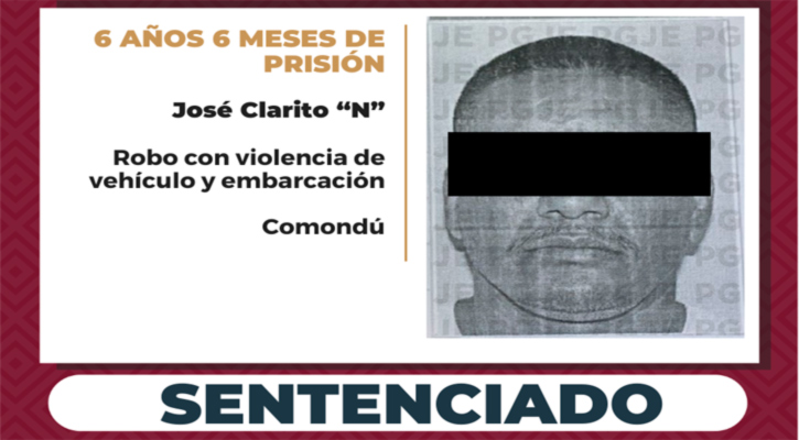 Obtiene sentencia de más de 6 años de prisión contra “El Beny” por robo de vehículo y embarcación en Puerto San Carlos