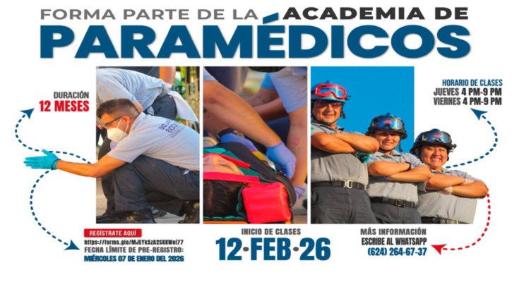 Invitan Bomberos SJC invita a ser parte de la IV generación de la Academia de Paramédicos