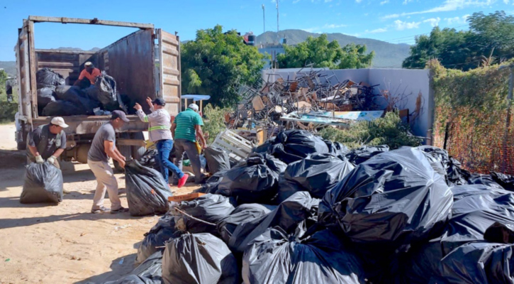 Más de 2,800 toneladas de residuos se recolectaron en una semana en Los Cabos