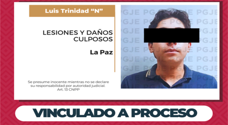 Por dos cargos de lesiones y dos por daños culposos fue vinculado a proceso en La Paz