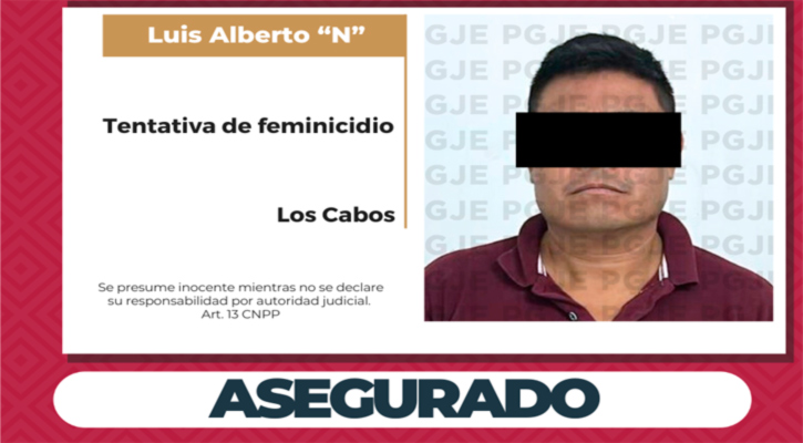 Aseguran a un hombre que intentó matar a su pareja sentimental en CSL