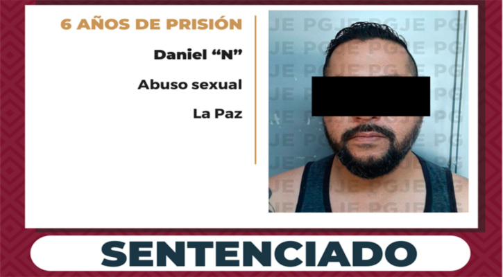 Pasará 6 años en prisión culpable de abuso sexual de adolescente en Todos Santos