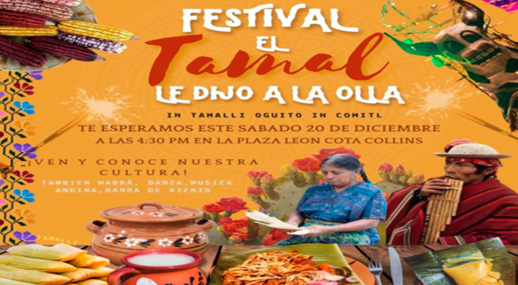 Invitan al Festival “El Tamal le Dijo a la Olla” este sábado en CSL
