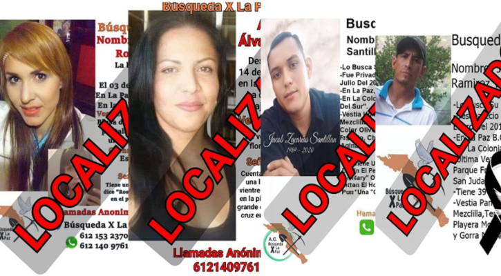 Identifican restos de 2 mujeres y 2 hombres encontrados en fosas clandestinas