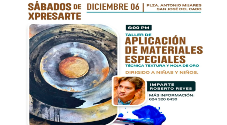 Invita Ayuntamiento de Los Cabos a participar en el taller infantil “Sábados de XpresArte”