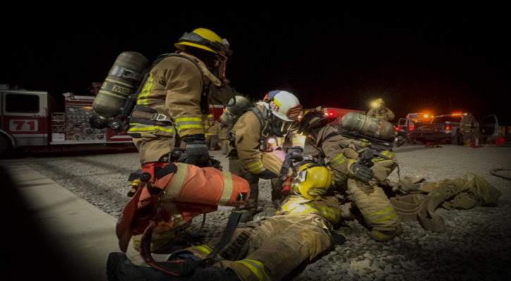 Realizan Bomberos de SJC simulacro para evaluar tiempos de respuesta