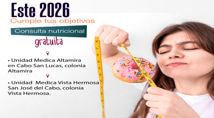 Ofrece Instituto de Salud de Los Cabos consulta nutricional sin costo