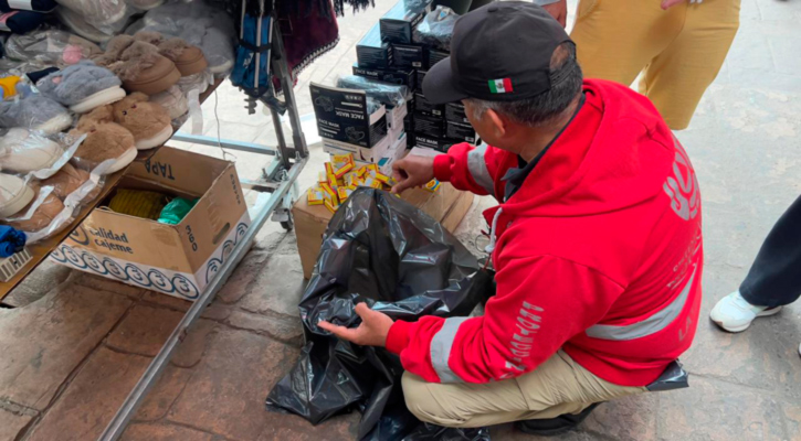 Aseguró Protección Civil de La Paz más de 58 kilos de pirotecnia no autorizada