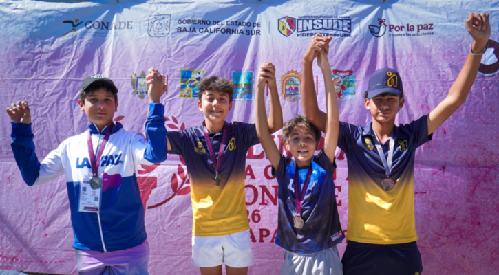 En BCS finaliza etapa estatal de tenis de la Olimpiada Nacional 2026