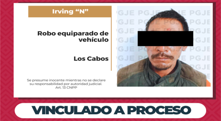 Vinculado a proceso por robo de motocicleta en SJC