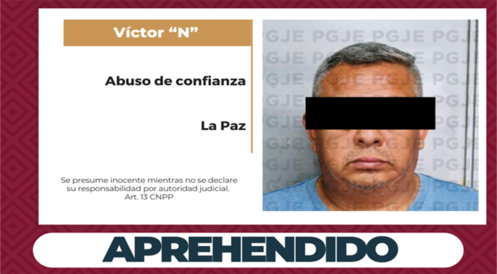 Aprehenden probable responsable de abuso de confianza en La Paz