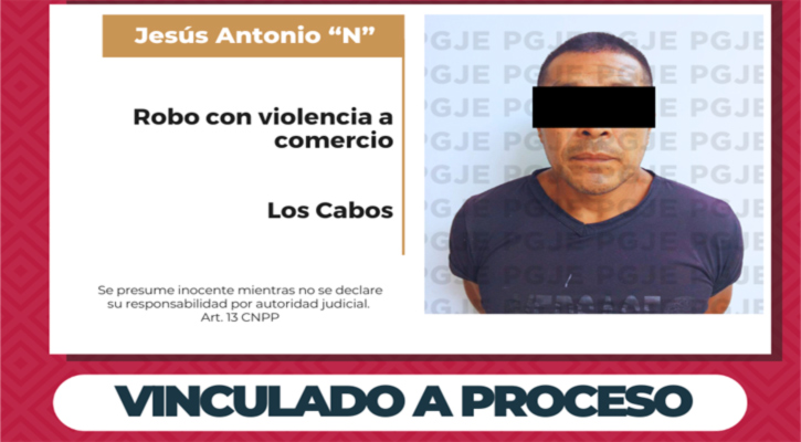 Vinculado a proceso por robo con violencia en una tienda Oxxo en CSL