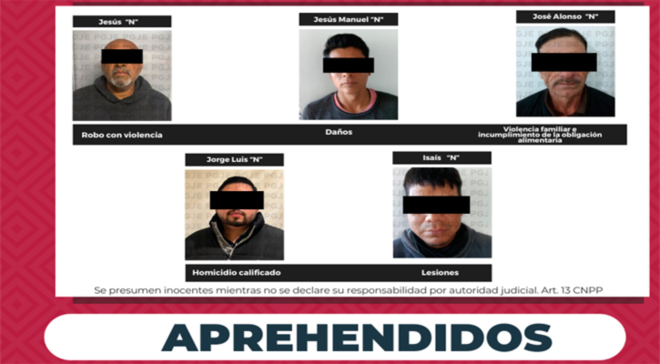 Cumplimentan 6 órdenes de aprehensión contra imputados por diversos delitos en BCS