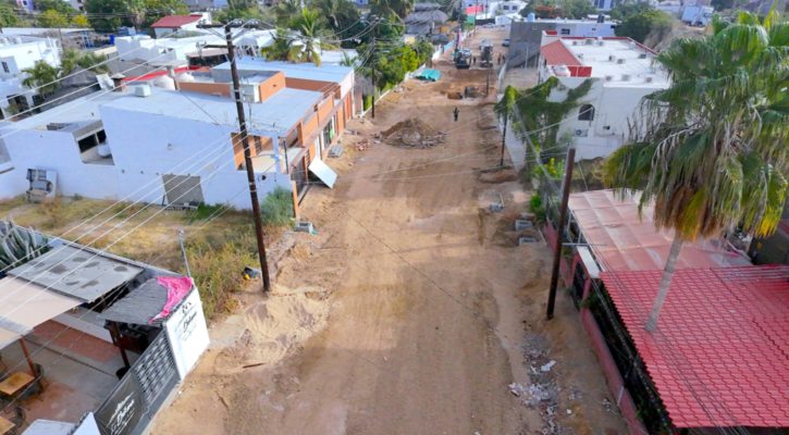 Avanza Obras Públicas con la remodelación de la calle Paseo de Los Marinos en SJC