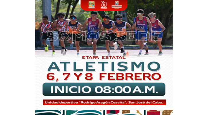 Los Cabos será sede de la etapa estatal de Atletismo
