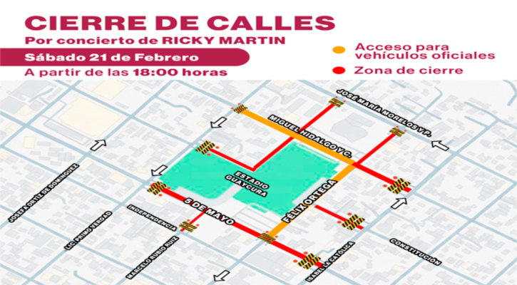 Anuncian distintos cierres viales este fin de semana en La Paz