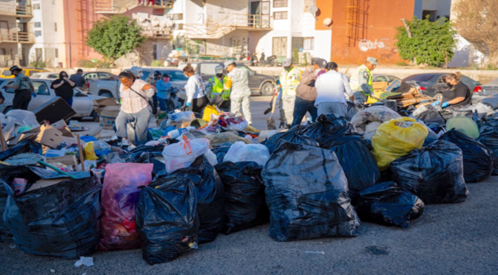 Retiran 58 toneladas de residuos en jornada de descacharrización en Chula Vista, en CSL