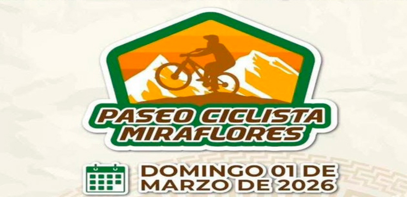 Preparan Paseo Ciclista Miraflores 2026 este 1º de marzo Preparan Paseo Ciclista Miraflores 2026 este 1º de marzo