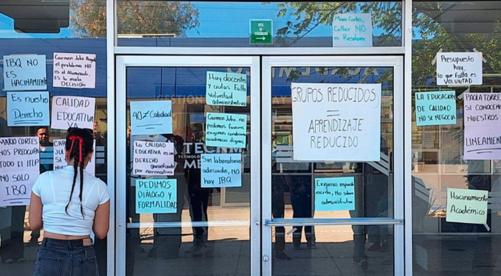 Persiste inconformidad de alumnos de Bioquímica del Tec; buscan apoyo del Gobernador