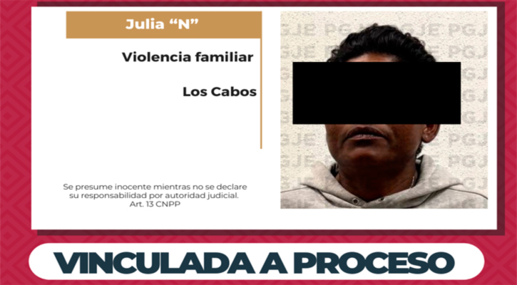 Vinculada a proceso por violencia familiar en SJC