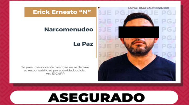 Detienen a un hombre en posesión de 875 dosis de metanfetamina en La Paz