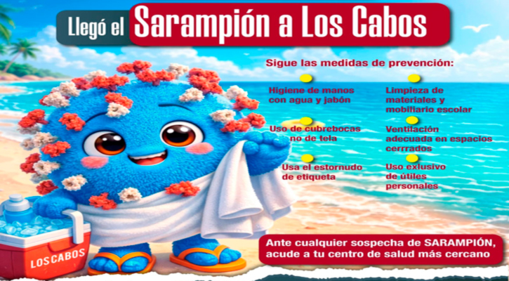 Se suma el gobierno de Los Cabos a las labores de campo y exhortan a la población a vacunarse contra el sarampión