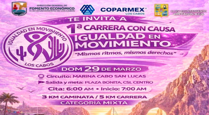 Invitan a participar en la 1ª Carrera con Causa “Igualdad en Movimiento” en CSL