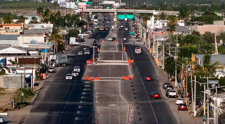 Obra carretera en Chametla prácticamente se encuentra concluida, dice SICT