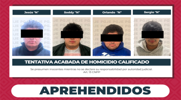 Cumplimentan 4 órdenes de aprehensión por homicidio