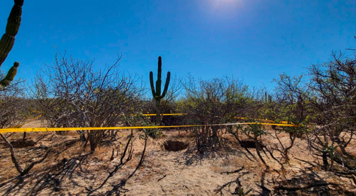 Siguen apareciendo fosas clandestinas en La Paz; hoy 4 más en El Cajoncito