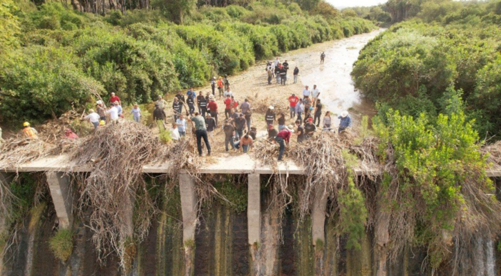 Encabeza gobernador Víctor Castro jornada de limpieza en San Blas en apoyo a comunidades rurales