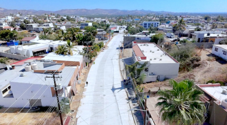 Lleva el 88% pavimentación de la calle Paseo los Marinos; beneficiará a más de 6 mil habitantes en SJC