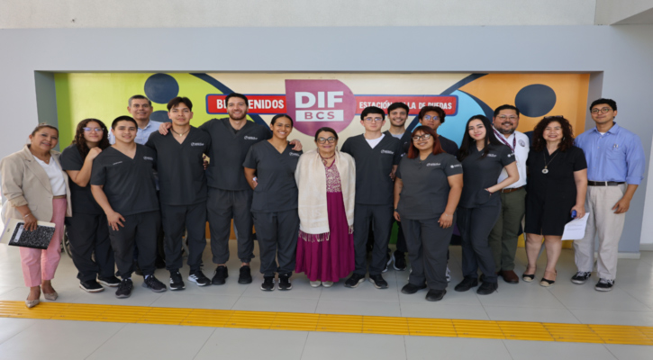 Entrega SEDIF insumos a taller de Órtesis y Prótesis en CREE La Paz