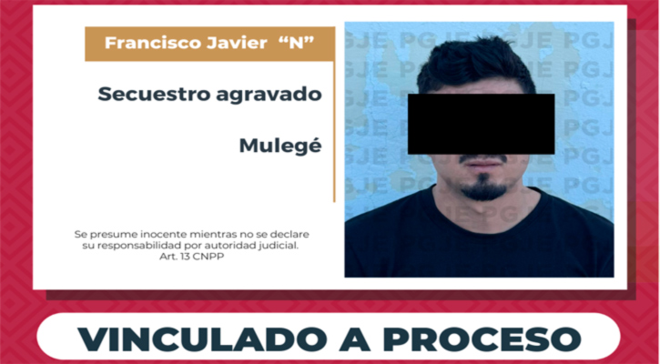 Vinculan a proceso y prisión preventiva a “El Burro” por secuestro agravado