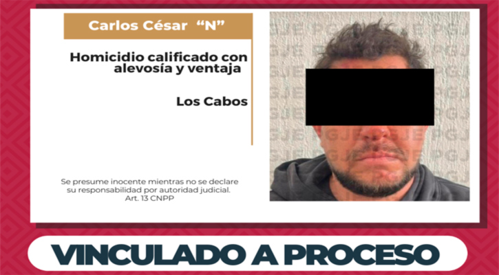 Vinculan a proceso a una segunda persona relacionada en el homicidio del Director Administrativo de Seguridad Pública de Los Cabos