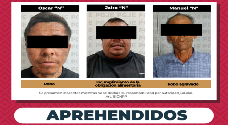 Cumplimento 3 órdenes de aprehensión en Los Cabos, La Paz y Loreto Cumplimento 3 órdenes de aprehensión en Los Cabos, La Paz y Loreto