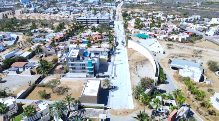 Avanza 85% pavimentación de la calle camino a El Tezal en CSL